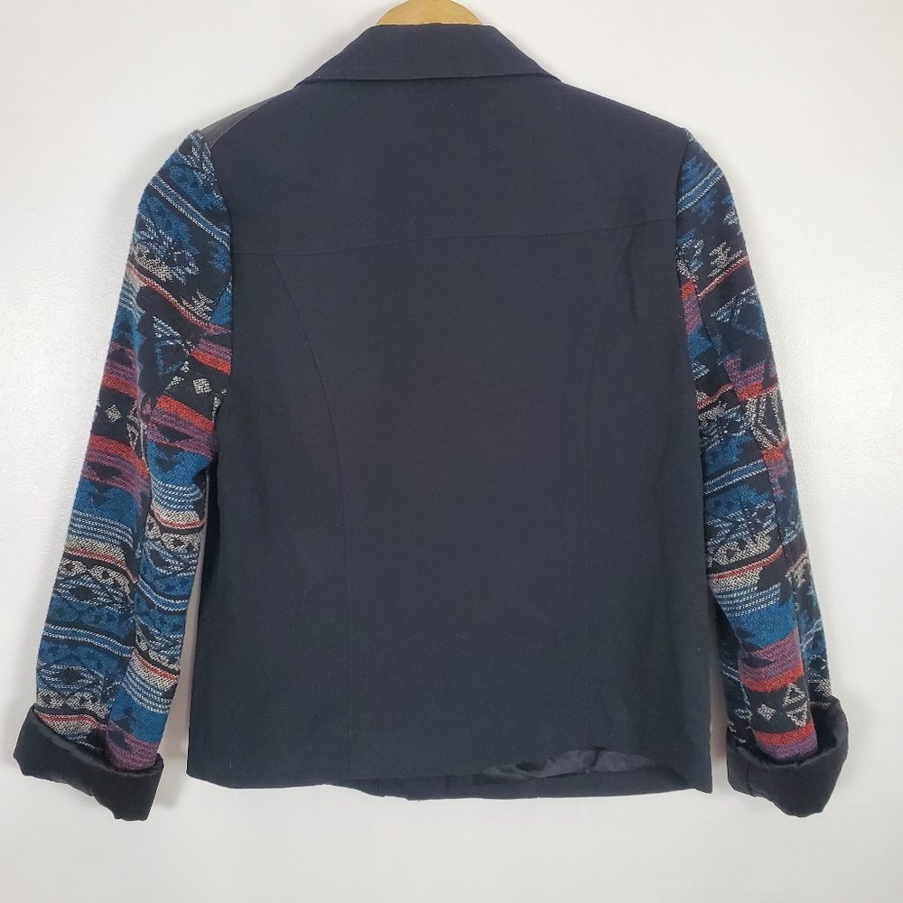 Daniel Rainn Aztec pattern moto style jacket - Picture 2 of 4